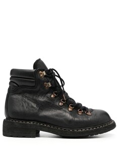 Ботинки на шнуровке Guidi, черный