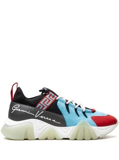 Кроссовки Squalo "Light Blue/Red" Versace, синий
