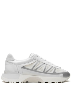 Кроссовки 50-50 "Бело-серые" Maison Margiela, белый