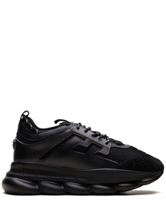 Кроссовки Chain Reaction "Triple Black" Versace, черный