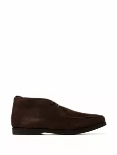 Замшевые ботинки Kiton, коричневый