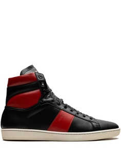 Кроссовки SL-02H High "Черно-красные" Saint Laurent, черный