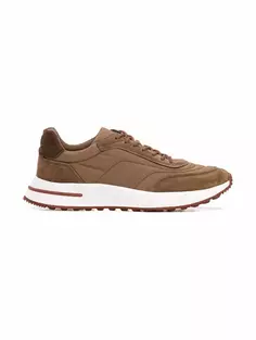 Комбинированные кроссовки Week End Walk Loro Piana, серый