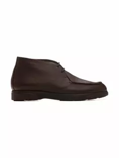 Кожаные ботинки Kiton, коричневый