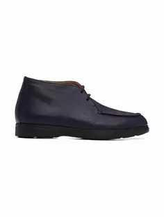 Кожаные ботинки дезерты Kiton, тёмно-синий