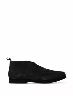 Замшевые ботинки Kiton, серый