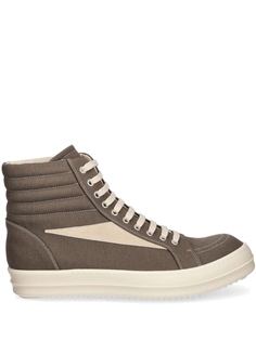 Мягкие высокие кроссовки Rick Owens DRKSHDW, коричневый