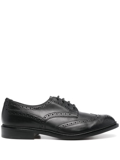 Туфли Bourton на шнуровке Trickers, черный Trickers