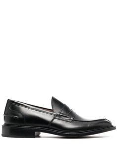 Лоферы с миндалевидным носком Trickers, черный Trickers