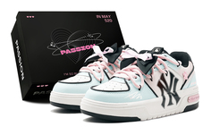 Кроссовки MLB Chunky Liner Skateboard Shoes Unisex Low-Top, голубой/розовый