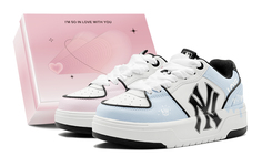 Кроссовки MLB Chunky Liner Skateboard Unisex Low-Top, голубой/розовый