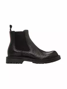 Ботинки челси GG Supreme Gucci, черный