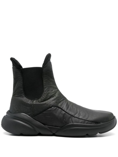Сапоги с эффектом складок Eckhaus Latta, черный