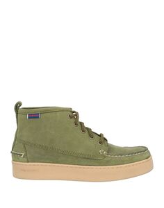 Ботильоны Sebago Docksides, зеленый