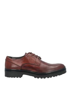 Туфли на шнуровке Pollini, коричневый