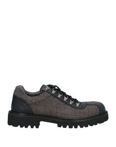 Туфли на шнуровке Pollini, серый