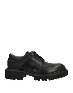 Туфли на шнуровке Pollini, черный