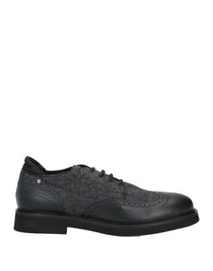 Туфли на шнуровке Pollini, черный