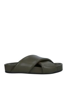 Сандалии Jil Sander, зеленый