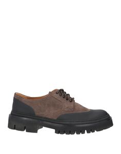 Туфли на шнуровке Lardini, серый