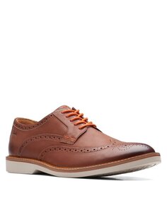 Полуботинки Clarks, коричневый