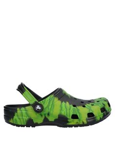 Мюли Crocs, зеленый