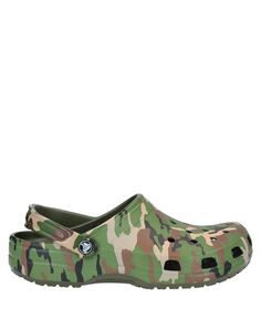 Сандалии Crocs, зеленый