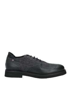 Туфли на шнуровке Pollini, черный