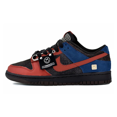 Кеды Nike Dunk Skateboard Unisex Low-Top, оранжевый/коричневый/синий