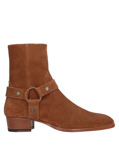 Ботильоны Saint Laurent, коричневый