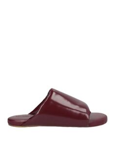 Сандалии Bottega Veneta, бордовый
