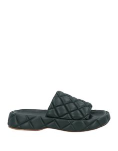 Сандалии Bottega Veneta, темно-зеленый