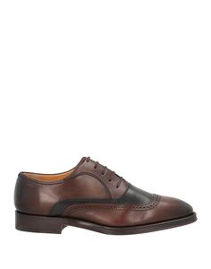 Туфли на шнуровке Bally, темно-коричневый