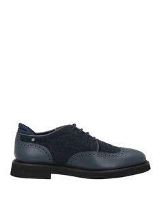 Туфли на шнуровке Pollini, синий