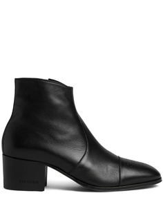 DSQUARED2 ботильоны на блочном каблуке, черный