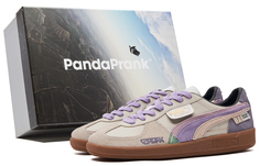 Кроссовки PUMA Palermo Unisex, бежевый/фиолетовый/коричневый