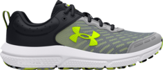 Кроссовки Assert 10 AC GS Under Armour, серый/желтый