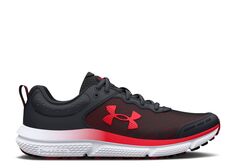 Кроссовки Assert 10 AC GS Under Armour, черный/красный