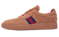 Clot X Скейтбординг Кроссовки Мужские Низкие Поло Корт Красный Polo Ralph Lauren