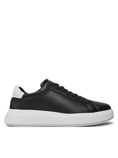 Кроссовки Calvin Klein Low Top Lace Up Lth HM0HM01016 Negro, черный