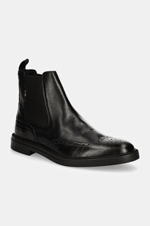 Кожаные ботинки челси BOSS Calev, черный