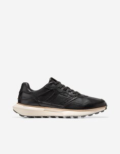 Мужские кожаные кроссовки с кружевной застежкой Cole Haan, черный