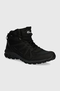 Туфли Woodland 2 Texapore Mid Jack Wolfskin, черный