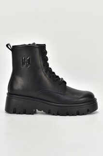 Кожаные ботинки на молнии Karl Lagerfeld, черный