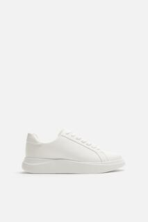 Массивные однотонные кроссовки ZARA, белый