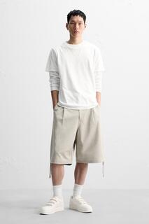 Кроссовки с ремнями ZARA, цвет bone white