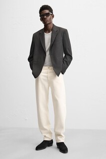 Кожаные ботинки челси с заостренными носами ZARA, черный