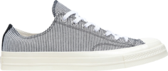 Кроссовки Converse Chuck 70 Low Striped Chambray, белый