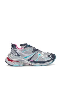 Кроссовки Runner 2 Balenciaga, серый/синий/розовый/красный