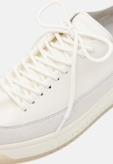 Кроссовки на шнуровке Emporio Armani, кремовый